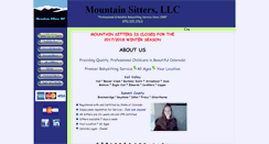 Desktop Screenshot of mountainsitters.com